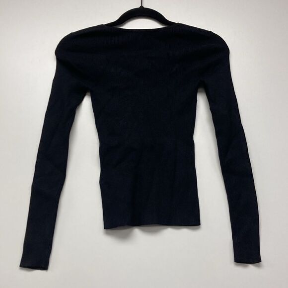 Madewell Wide Rib Sweater Top - Picture 5 of 5